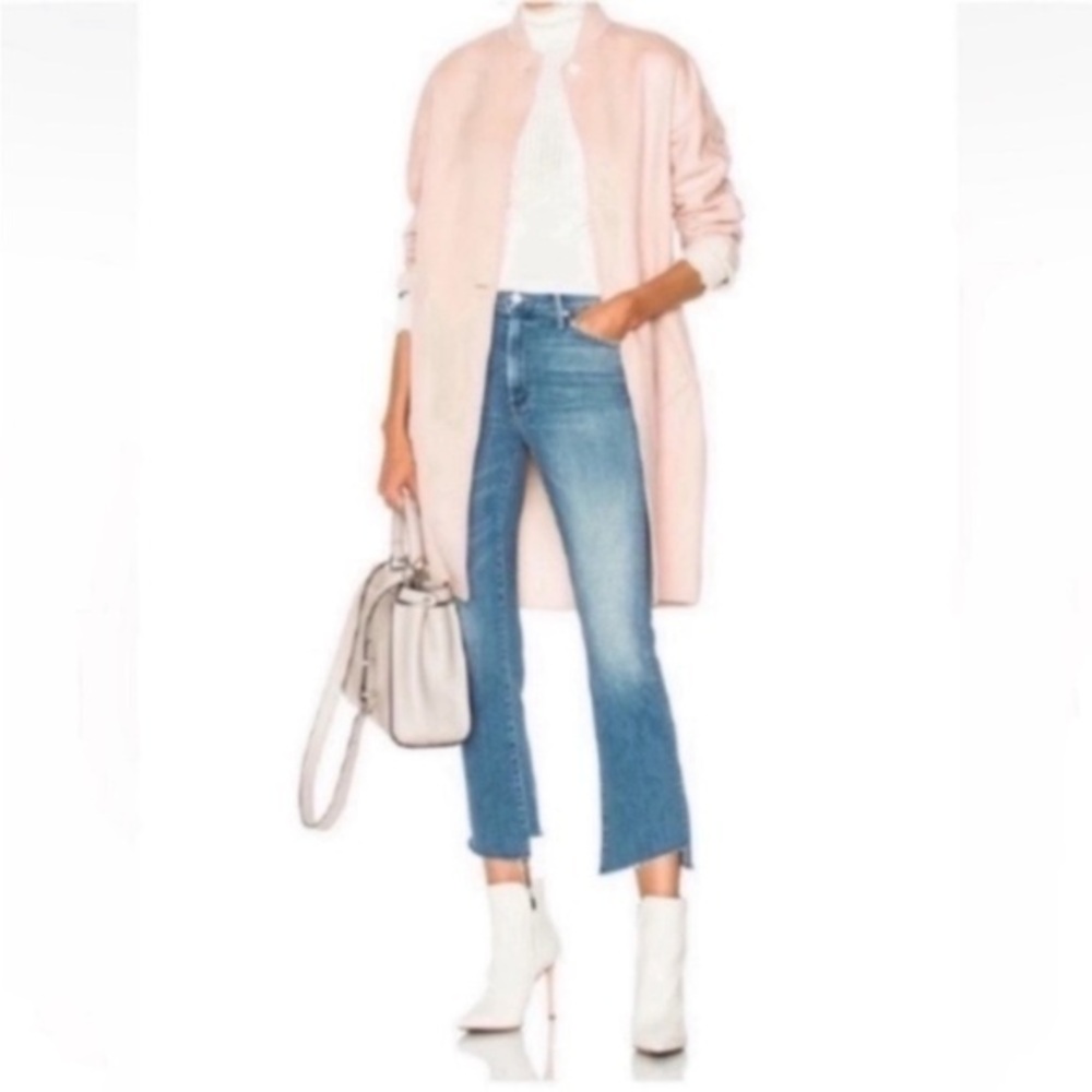 Mother Jeans Insider Crop Two Step Fray in When Sparks Fly